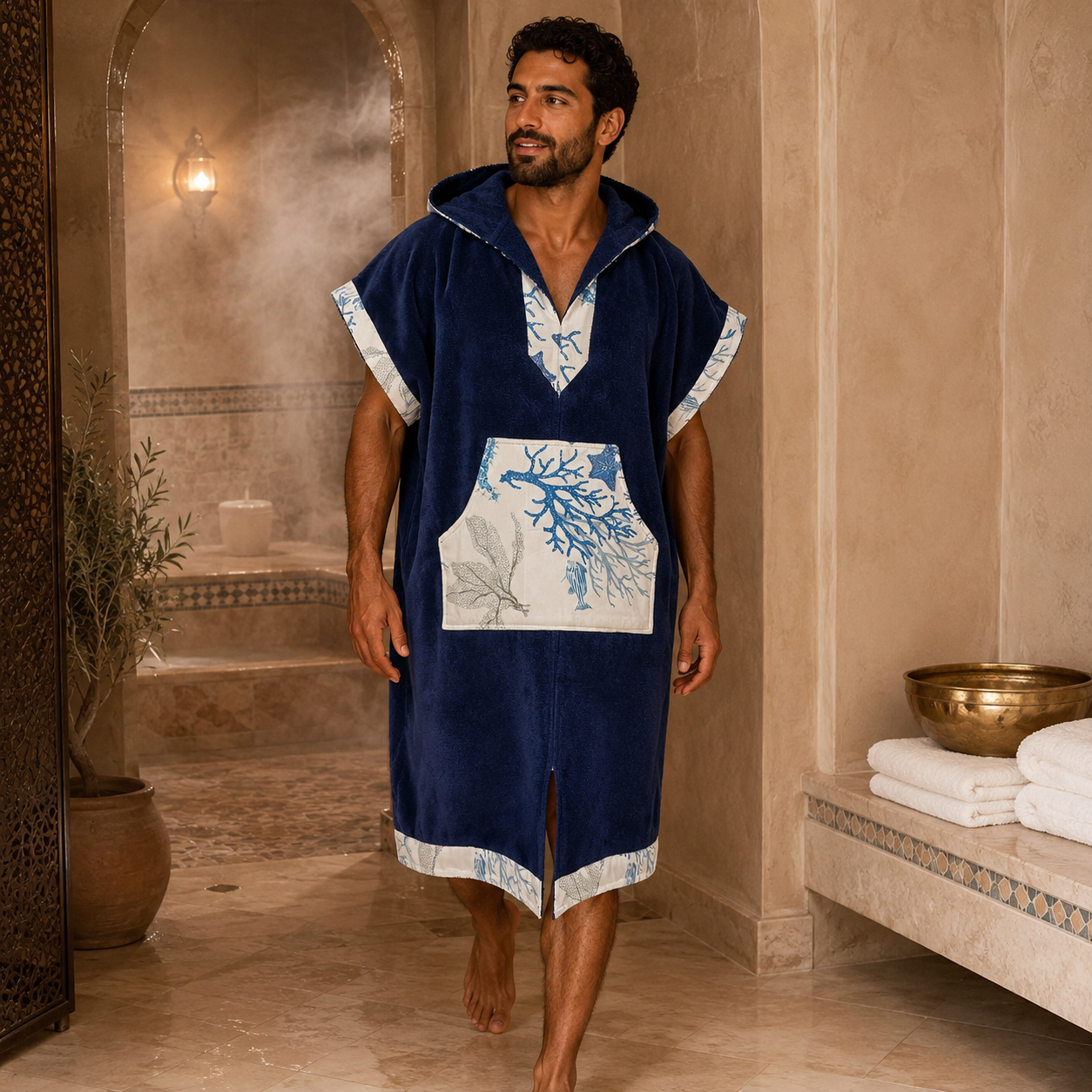 Cap Atlantique — poncho homme, Hammam & Spa, vue principale