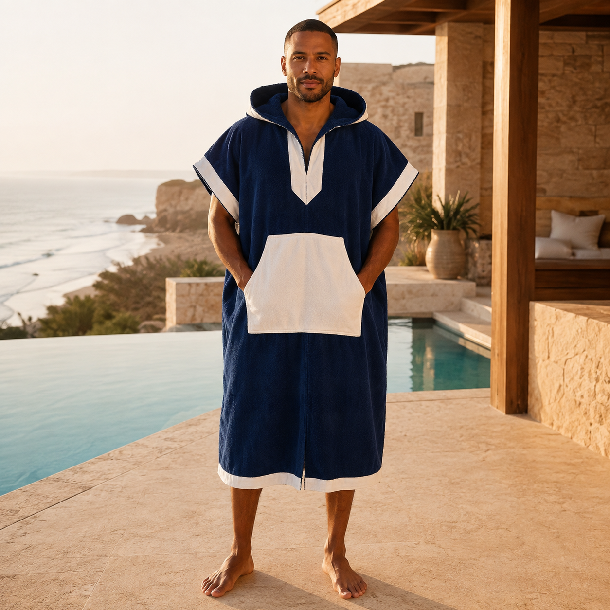 Horizon Marine — poncho homme Plage & Surf, vue principale